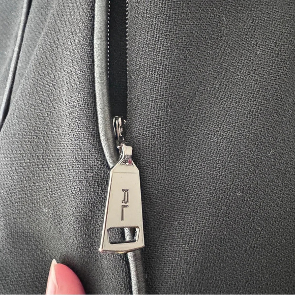 RARE Ralph Lauren Black Label Made in Italy Leather Trim Blazer Jacket Size 2 - Picture 8 of 13